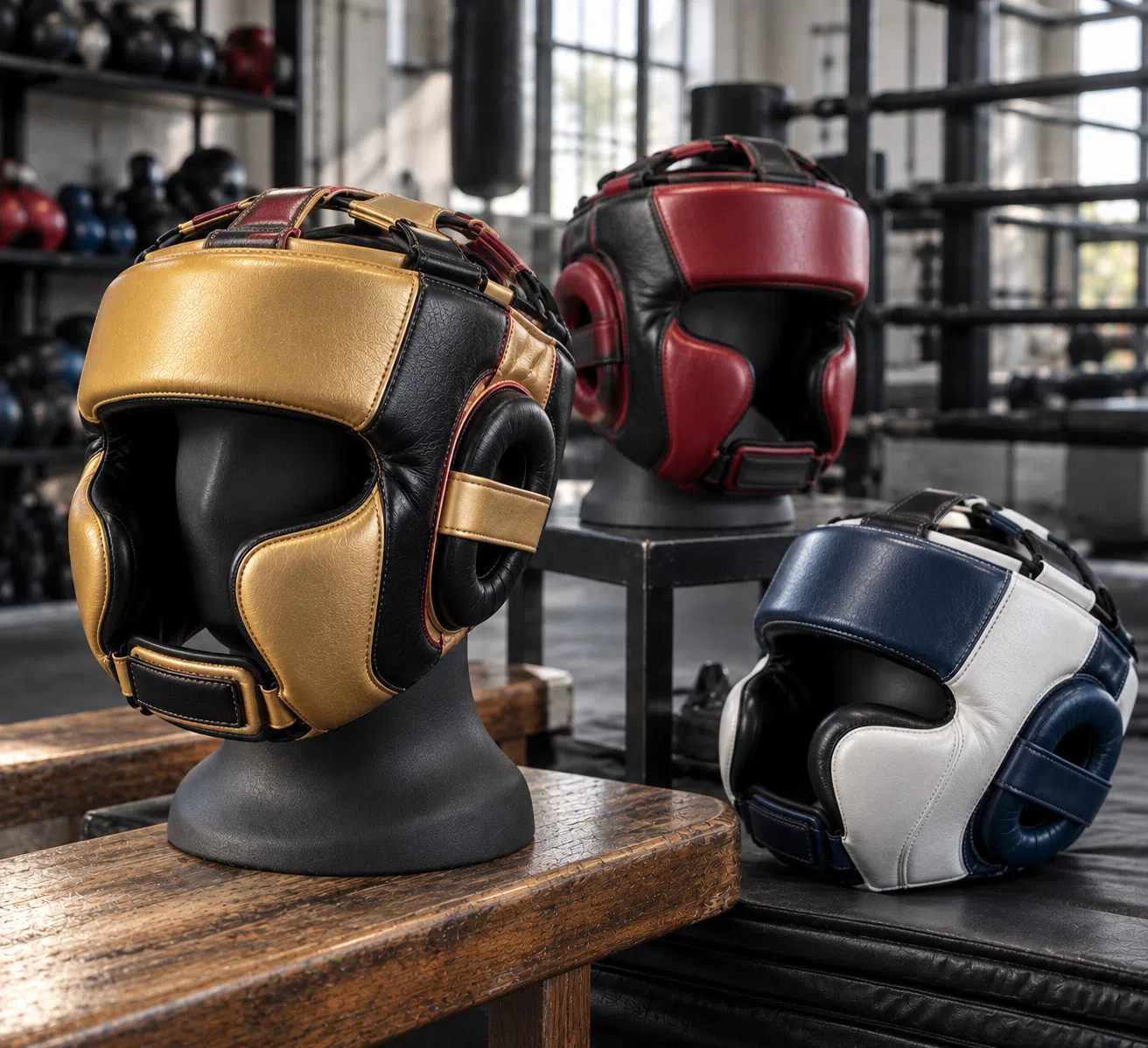 Boxing headgear product photo 09
